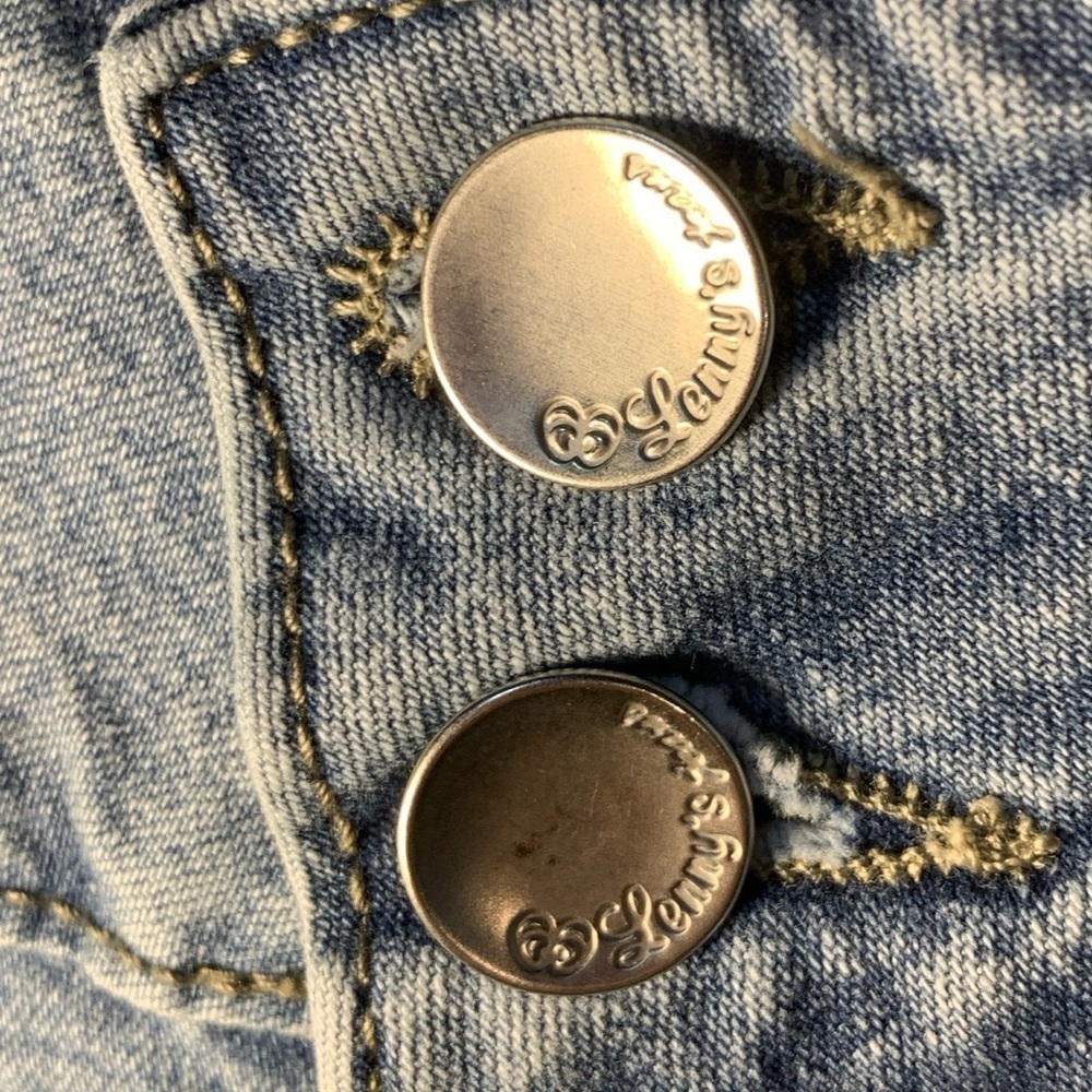 Y2K Vintage Embellished Embroidered Denim Jeans Size 3/5 Juniors Small - Picture 5 of 10